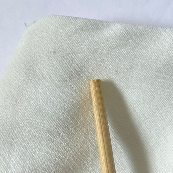 Zara Skirt Women Sz M Off White Front Asymmetrical Split Cinched Waist NWT Flaws - Picture 5 of 15